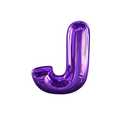 Inflatable symbol. letter j