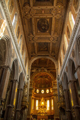 Fototapeta na wymiar interior of saint cathedral castle