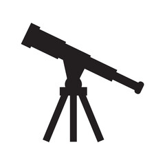telescope isolated on white