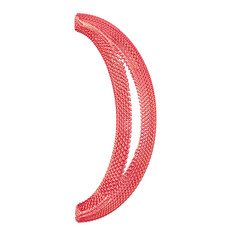 Symbol made of pink dollar signs © oleg