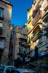 Fototapeta na wymiar houses in the city