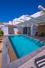 Villa with swimming pool in Mykonos town