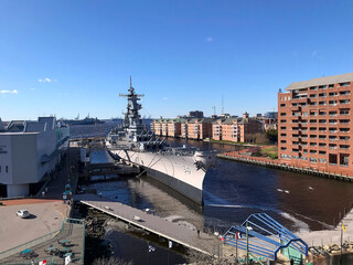 vintage warship © Niko
