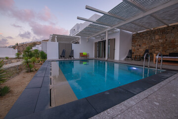 Villa with swimming pool in Mykonos town