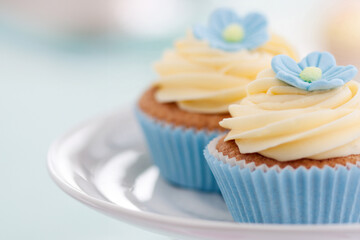 Flower cupcakes