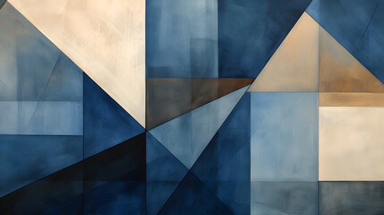 blends geometric abstract elements art
