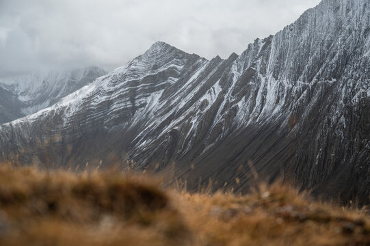 Autumn hike in Canadian Rockies