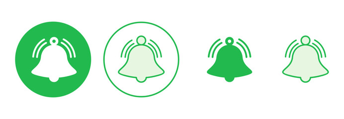 Bell Icon set. Notification icon for your web site design