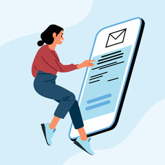 Enhancing Customer Engagement and Business Communication through Network Activity: Monitoring and Optimization for Global Content Sharing and Communication. A Vector Flat Illustration