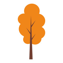 Scandinavian Tree Vector Illustration