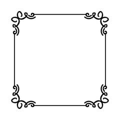 Wedding Invitation Frame Border Lines Vector Design 