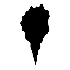 Black Smoke Vector Illustration 