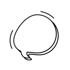 Speech Bubble Lines Vector Illustration 