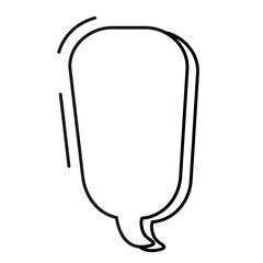 Speech Bubble Lines Vector Illustration 