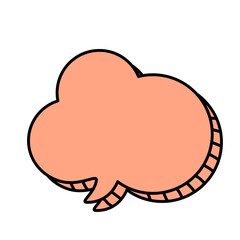 Speech Bubble Vector Illustration 