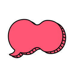 Speech Bubble Vector Illustration 