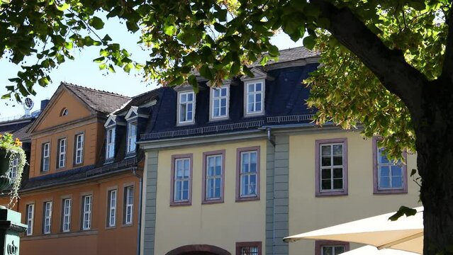 the house of goethe in weimar germany video