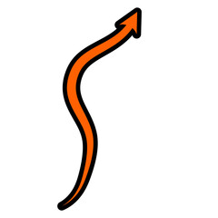 Arrow Doodle Hand drawn Vector design 