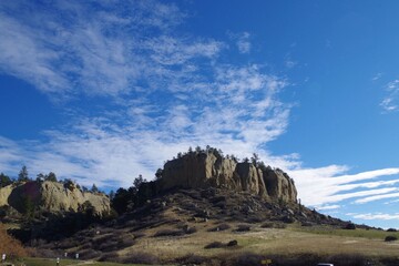 landscape with sky and clouds