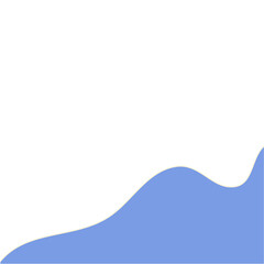 Corner Wave Shape Border Vector Illustration 