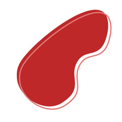 Organic Blob Shape Vector Element 