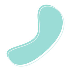 Organic Blob Shape Vector Element 