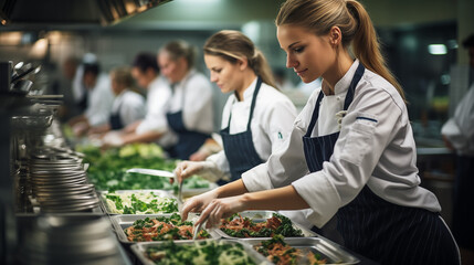 Culinary Artistry: The Female Chef in Action
