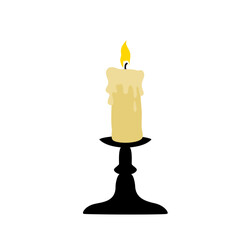 Candle Stand Illustration Vector 