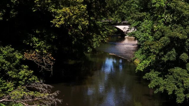 the german river of ilm near weimar video