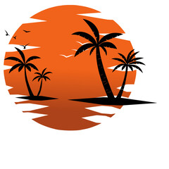 dusk image illustration