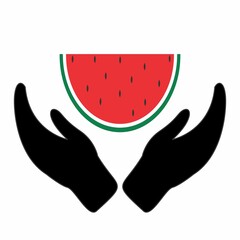 Watermelon is a symbol of Palestine