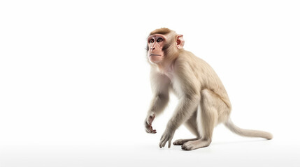 Side view from attentive Monkey