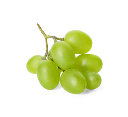 Fresh ripe juicy grapes isolated on white