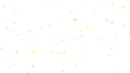 Picture of the twinkle glitter gold star sparkling behind white background