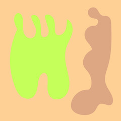 Obraz premium Abstract shapes vector 