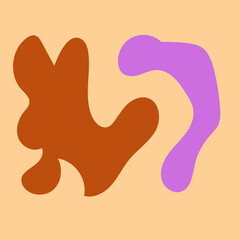 Abstract shapes vector 