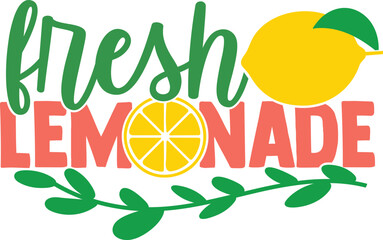 Fresh Lemonade - Lemonade Stand Illustration - obrazy, fototapety, plakaty