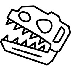 Dinosaur skull Icon