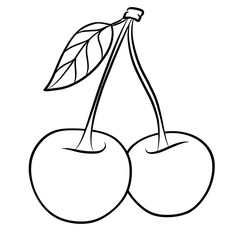 illustration of a cherry