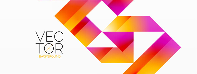 Geometric modern creative abstract design