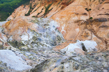 登別地獄谷・登別温泉　北海道　Jigokudani, Hell Vally, Noboribetsu Onsen