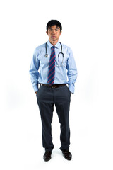 Portrait of an Asian Male Doctor.