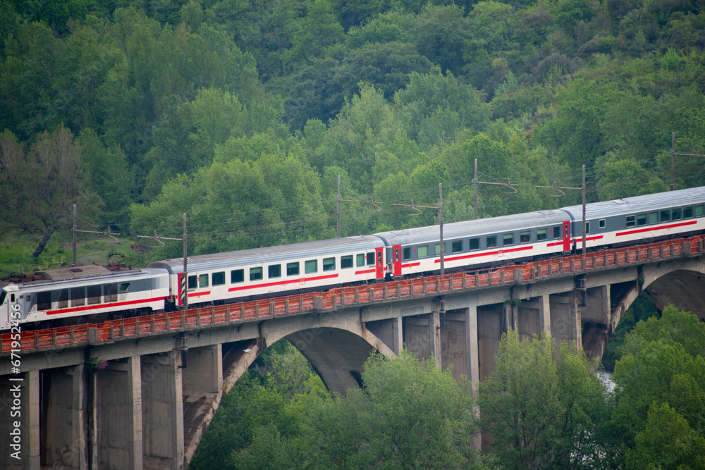 Sticker Railway in Campania Region - Italy