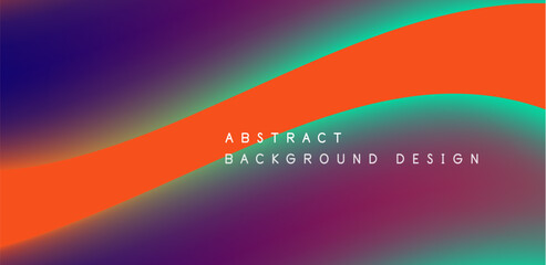 Fluid geometric vector background featuring dynamic liquid shapes, creating captivating abstract visual experience for wallpaper, banner, background, landing page, wall art, invitation, print, poster