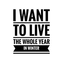 Winter Quote Illustration