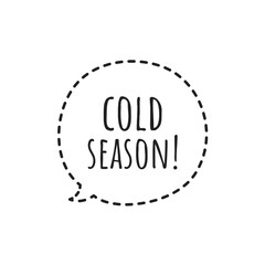 ''Cold season'' Quote Illustration 