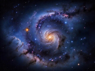 Obraz premium background with stars and nebula