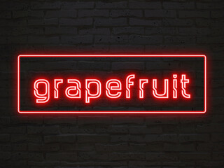 grapefruit のネオン文字