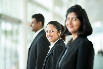 Fototapeta premium Happy Indian business team.