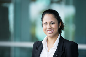 Fototapeta premium Happy Indian business woman.